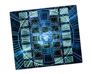 Paramint Tech Board - For Yugioh Playmat by Mad Hand - Compatible with Yu-Gi-Oh, TCG - Two-Player Master Rule Duel Field Zones, Large 2-Player Card Game Mat - Original Play Mat Designs & Accessories