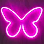 Narasios Gifts for Mom Teen Girl Boy Neon Signs for for Bedroom Home Wall Decoration Birthday Gifts for Girl Teen, Aniversary gift for Women Wife Girlfriend USB/Battery Powered Butterfly