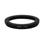 Gino 46mm-37mm 46mm to 37mm Black Step Down Ring Adapter for Canon Nikon