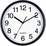 Bernhard Products Black Wall Clock,