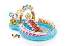 Intex Candy Zone Play Center Inflatable Rubber Swimming Pool, Multi Color