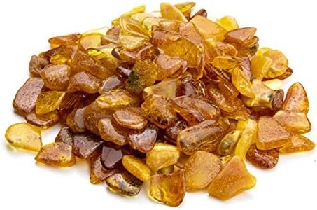 Amber Stones Polished and Raw 100% Natural Baltic Chips Resin Ambar Piedra for DIY Crafting Jewelry and Beading Loose Beads (No Holes) - Amber Culture