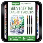 Crayola Brush & Detail Dual Tip Mar