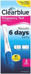 Clearblue Ultra Early Pregnancy Test, Results 6 Days Early, 2 Tests