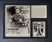 Legends Never Die I Love Lucy Vitameatavegamin Framed Photo Collage, 11x14-Inch