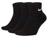 Maxcom Mens Women Cotton s Unisex Everyday Ankle Length Socks Sports Workout Lightweight Training Sock 3 Pairs(M,L) (Black, M)