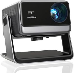 【Netflix & Dolby Audio】Smart 4K Projector, Auto Focus & Keystone, AMEELA 30000 Lumens 1080P Portable Movie Projector with WiFi and Bluetooth, 100,000+ Apps for Indoor/Outdoor