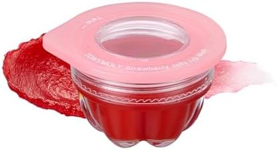 TONYMOLY Jelly Lip Melt, Moisturizing, Hydrating & Nourishing Lip Balm Treatment, Strawberry, 0.31 oz.