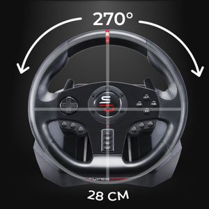 Subsonic Superdrive GS850-X Racing Wheel – PC, Xbox, PlayStation Compatible