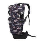 My Giraffe - Skippy - 4 in 1 Baby Carrier with Extra Head Support & Waistband - 3.5 kgs to 20 kgs - 4 Carry postions (Space Print)