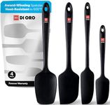 DI ORO® - Silicone Spatulas - 315 ºC Heat-Resistant Spatula - Seamless Design - Pro-Grade Non-Stick Silicone Rubber with Reinforced Stainless Steel S-Core Technology