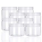 12oz Clear Plastic Storage Jars Con