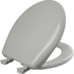 Bemis 200SLOWT 062 Round Closed Front Toilet Seat, Ice Grey