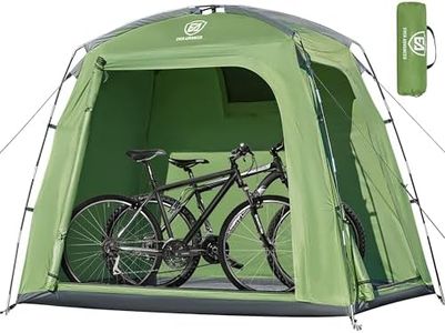 EVER ADVANCED Fahrradzelt für 2-3 Fahrräder, Fahhrradgarage 200x120x165cm, PU 4000MM Wasserdicht Gerätezelt für Fahrräder, Motorräder, Gartenwerkzeuge, Tragbarer Kompakter Fahrradschuppen für Freien