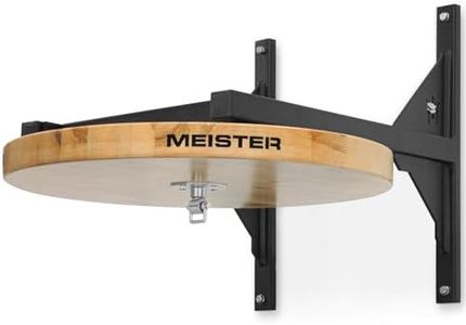 Meister SpeedKills Forge Speed Bag Platform with 2" Hardwood Deck & Thunderbolt Swivel - Butcher Block