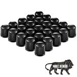 AUTOFRILL 200 Pcs Car Wheel Universal Tire Stem Covers for Cars, SUVs, Bike and Bicycle, Trucks, Motorcycles Heavy Duty Valve Cap Stem Air Valve Caps (Pack of 200) (Black)