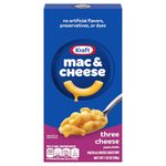 Kraft Macroni and Cheese Dinner, Three Cheese Pouch, 206 g