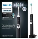 Philips Sonicare ProtectiveClean 4100 Rechargeable Electric Toothbrush (Black)