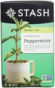 Stash Tea Refreshing Peppermint Herbal Tea - Naturally Caffeine Free, Non-GMO Project Verified Premium Tea with No Artificial Ingredients, 20 Count (Pack of 6) - 120 Bags Total