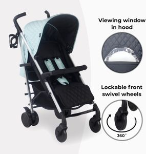 My Babiie Billie Faiers MB51 Stroller – Rose Blush Lightweight Buggy