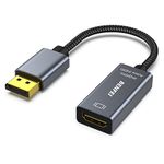 BENFEI Active DisplayPort to HDMI Adapter 4K@60Hz, Compatible with PC,Laptops, Desktop, Tablets, or DisplayPort docking stations, Supporting Eyefinity for Multi-screen Gaming