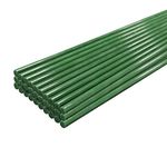 Garden Stakes 48 inch 30 Pack Solid Green Glass Fiber Plant Support Rod Tomato Trellis Stakes