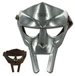 MF Doom Mad-Villain Gladiator Face Mask Helmet Medieval Hand Forged Armor Helmet Rustic Vintage Home Decor Gifts