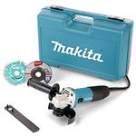 Makita GA4530RKD Angle Grinder Slide Switch, 115 mm, 720 W