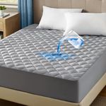 Bedsure Full Size Mattress Protector, Quilted Mattress Topper Full with Deep Pocket up to 22 Inches, Soft Breathable Full Size Mattress Cover, Waterproof Mattress Pad for Home, Bedroom, Hotel