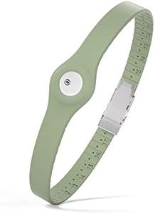 Divoti Glucose Monitor Sensor Cover Armband Compatible for Freestyle CGM Libre 3| Silicone Adjustable Trim to Fit, & Quickly Put-on- Waterproof, Hypoallergenic Green Mint