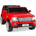Best Choice Products 12V 3.7 MPH 2-Seater Licensed Land Rover Ride On Car Toy w/Parent Remote Control, MP3 Player - Red