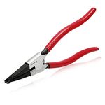 SPEEDWOX 11 Inches Lock Ring Pliers Special Retaining Ring Pliers for Removing Installing Gearshift Locking Rings Angle Tip Circlip Plier Automobile Transmission Clutch Shafts Tool