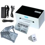 PeriPeri S1 4x6 USB Direct Thermal Label, Barcode Printer with Stand Support All Label Sizes, Copatible with Windows, Mac OS 160mm/s Printing Speed (1Year Warranty)