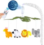 Baby Crib Mobile with Music and Lig