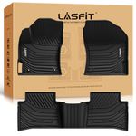 LASFIT Floor Mats for 2020-2024 2025 Toyota Corolla Sedan (Not for Cross or Hatchback), Dual Anti-Slip & Odorless TPE Custom Fit All Weather Car Mats, for Toyota Corolla Accessories, 1st &2nd Row