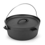 Northriver Casting Pre-Seasoned Cast Iron Dutch Oven 1.5 QT