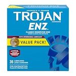 Trojan Enz Condom Enz Spermicidal, 