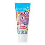 brush-baby Natural Strawberry Flavoured Unicorn Toothpaste (3+ Years) 50ml Tube