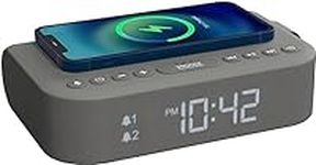i-box Alarm Clocks for Bedrooms, Bl