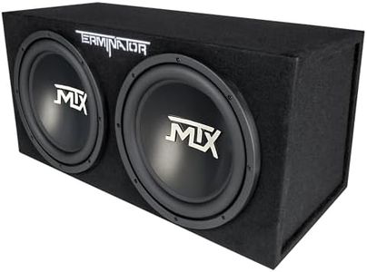 MTX Audio Terminator Series TNE212D 1,200-Watt Dual 12-Inch Sub Enclosure