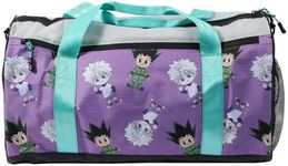 Hunter X Hunter Chibi Gon & Killua 19.5” Purple Duffel Bag