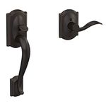 Schlage FE285 716 Acc CAM LH Lower Half Handleset, Camelot Interior Trim, Aged Bronze