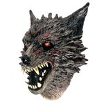 MILERUN Latex Werewolf Mask - Terrifyingly Realistic Costume Accessory