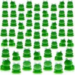 FairySandy 200 PCS Mini Frog Figurines Resin Mini Frogs Green Frog Miniature Figurines Garden Miniature Moss Landscape DIY Terrarium Crafts Ornament Accessories for Home Decor, Funny Frog