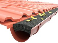 Gutter Guard Foam 4,9 Inch (125mm) 10 Pieces in Set Foam Optimum Gutter Protection Leaf Moss Stop Needle Catcher, Debris Cloggs Blocks, Easy Installation