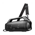 Soundcore Anker Motion Boom Plus IP67 Portable Speaker, 80W Stereo Sound, Custom EQ & BassUp, USB-C, Bluetooth, Built-in Power Bank, Waterproof Bluetooth Speaker for Camping, Pool, Beach, and Backyard
