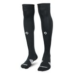 Captain Lead to Win Extra Stretch Over The Knee Soccer Socks(Extra Soft) (BLACK) UV Protection Football Socks, Soccer Socks, Sports Socks