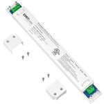 EMITEVER Slim 30W Triac Dimmable LED Driver,Power Supply 100-277V AC to 24V DC, 0-100% Dimming Transformer for LED Lights,Compatible with Lutron and Leviton Dimmers,Class 2,UL Listed