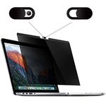 EZ-Pro Screen Protector Magnetic Privacy Filter compatible with 13 inch Macbook Air M1 Chip, and 13 inch Macbook Pro (Released in 2018-2023), comes with Camera Cover, Privacy, Anti-blue light and Anti-Glare