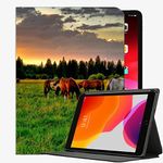 Case for iPad Air 2 9.7" Case Cover,Horses Golf Food Sunset Case Slim Shell Cover For ipad Air2 9.7 inch